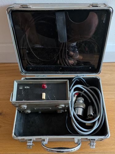 Akg-C28A tube mic BBC, psu, suspension